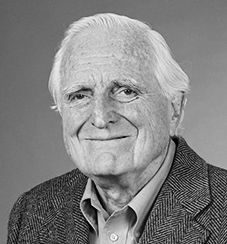 A headshot of Doug Engelbart.