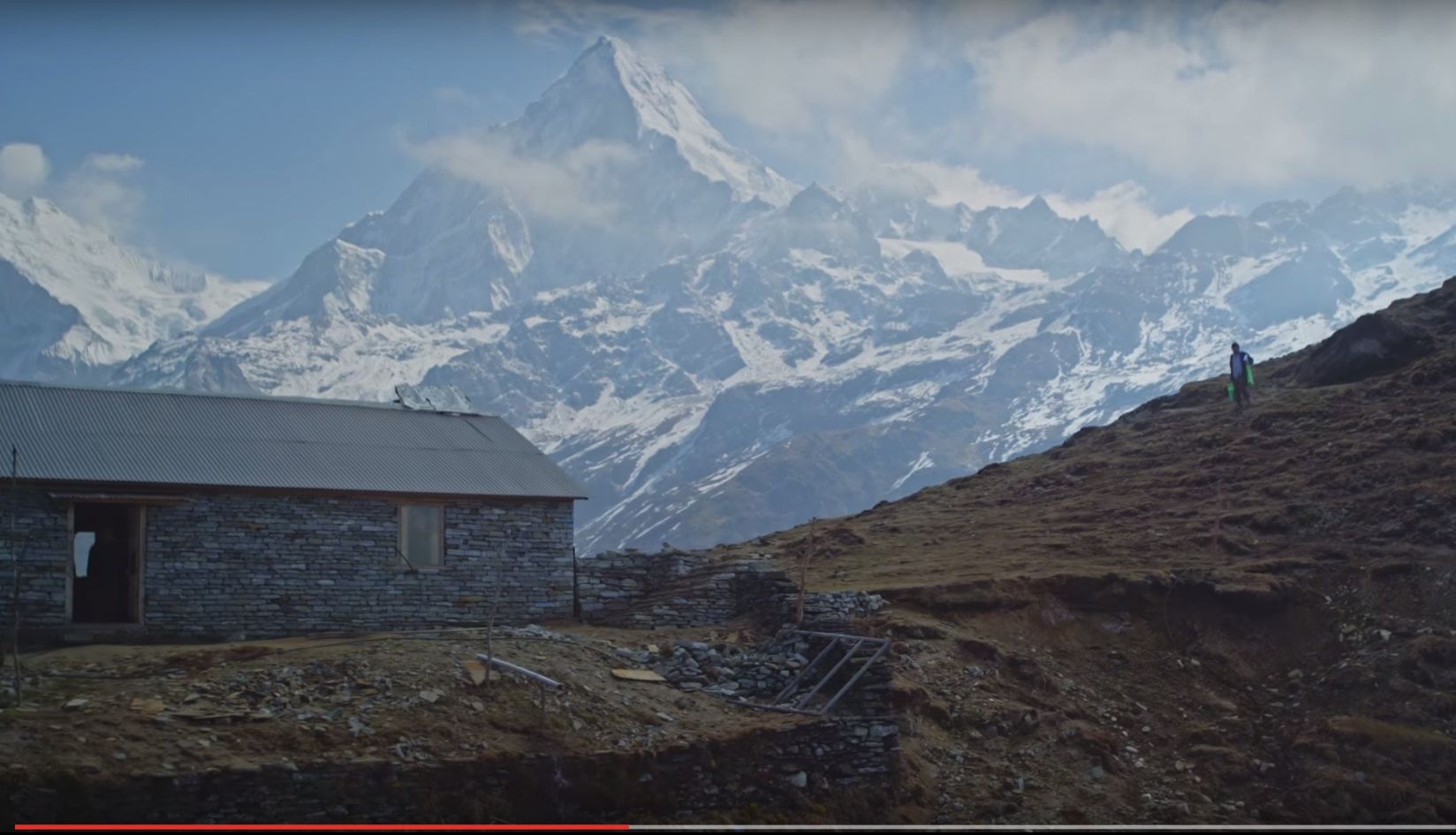 A view of mountain in Nepal. 