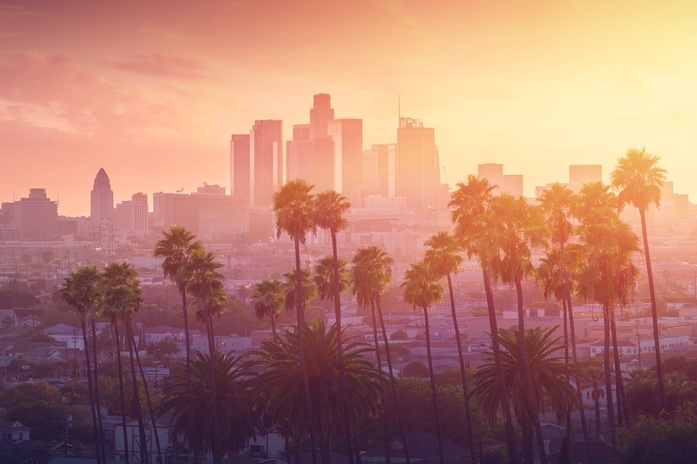 A view of Los Angeles.